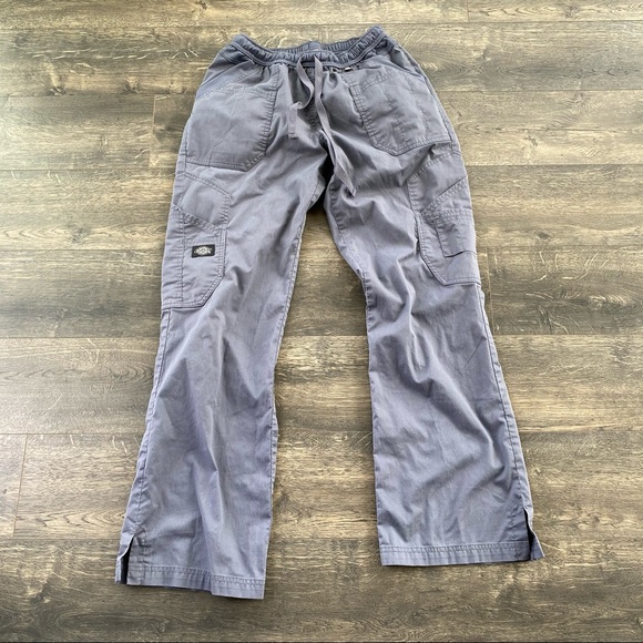 Dickies Gray Scrub Pants Small Gray Style 82120 - Picture 1 of 7